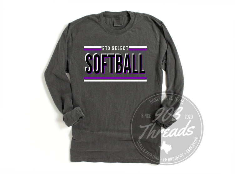 ETX Select Softball Hold That Line Spirit Tee