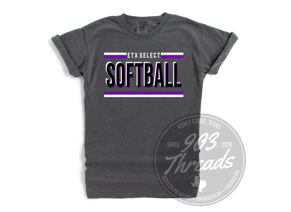 ETX Select Softball Hold That Line Spirit Tee