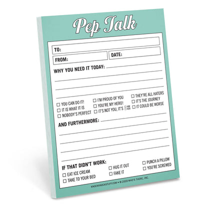 Pep Talk Nifty Note Pad