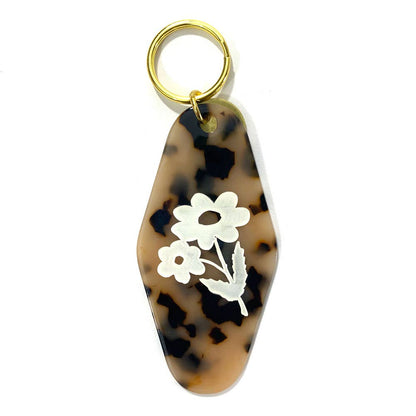 Floral Press Key Tag - Blossom