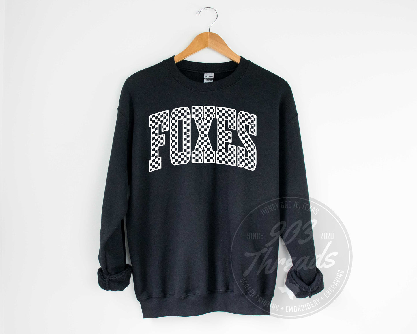 Foxes - Varsity Checkered - Sweatshirt