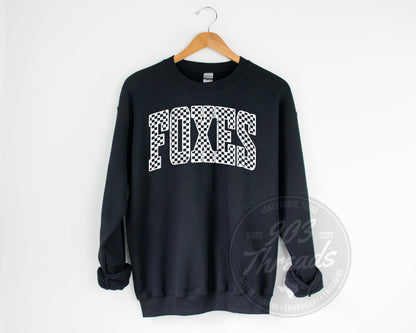 Foxes - Varsity Checkered - Sweatshirt