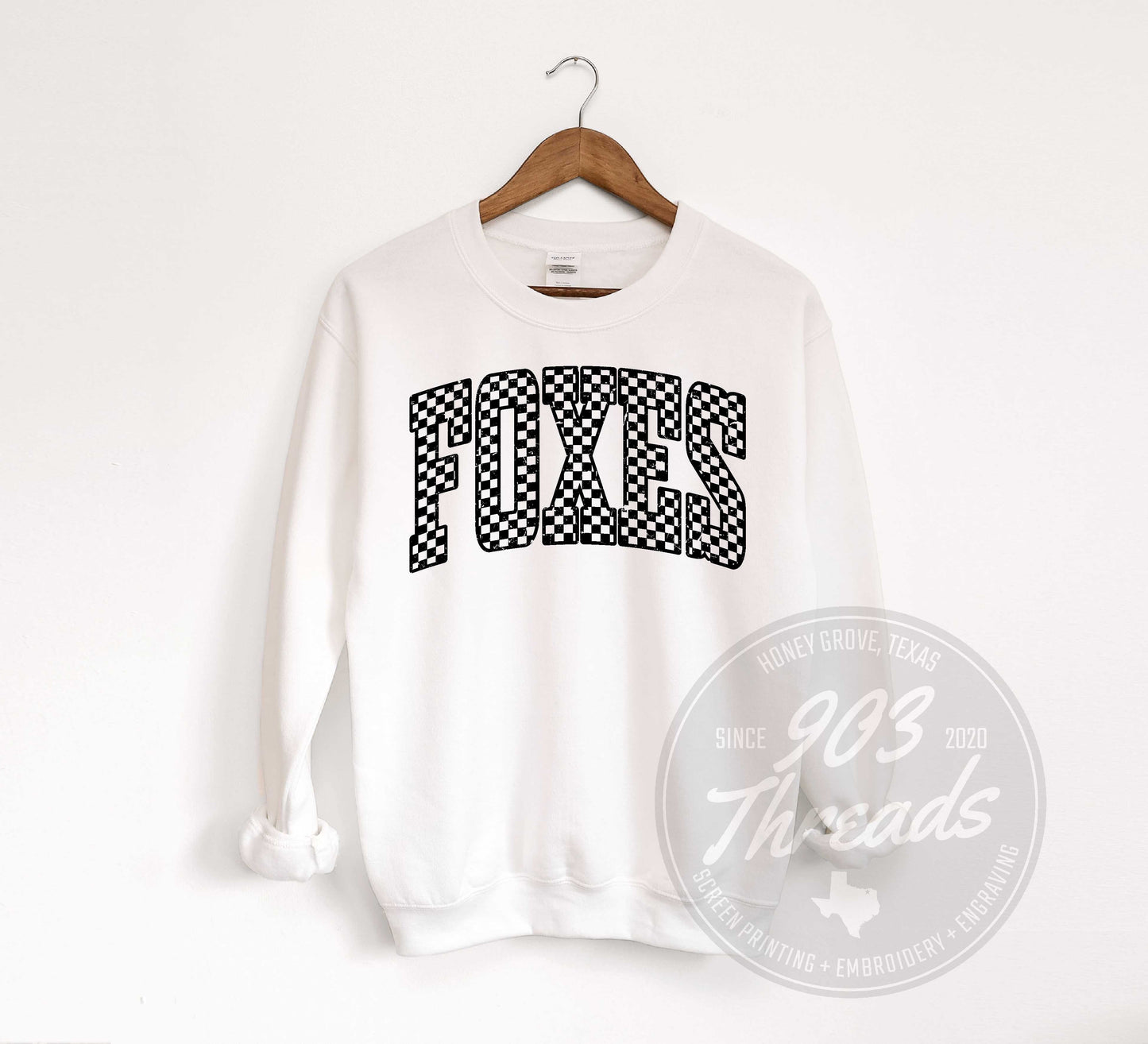 Foxes - Varsity Checkered - Sweatshirt