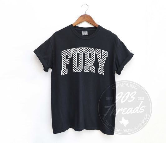 Fury - Checkered Varsity - Short Sleeve