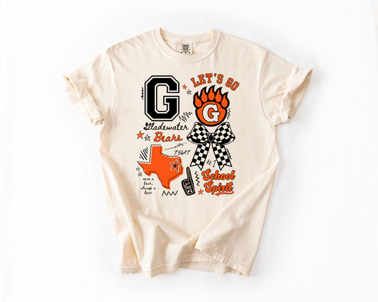 Gladewater Bears Legacy Board - Short/Long Sleeve