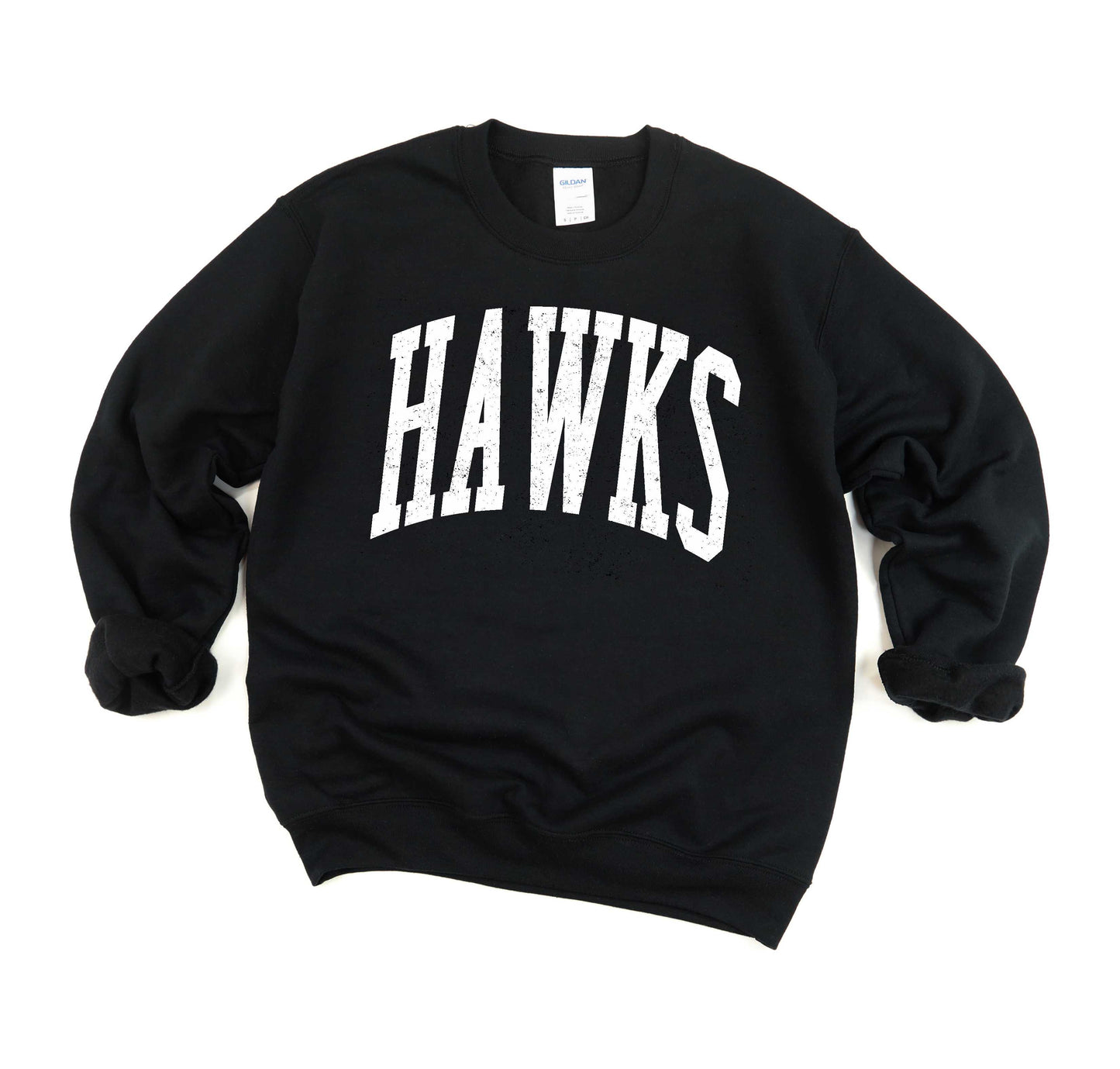 Hawks -- Distressed Varsity -- $20 Sweatshirt Deal