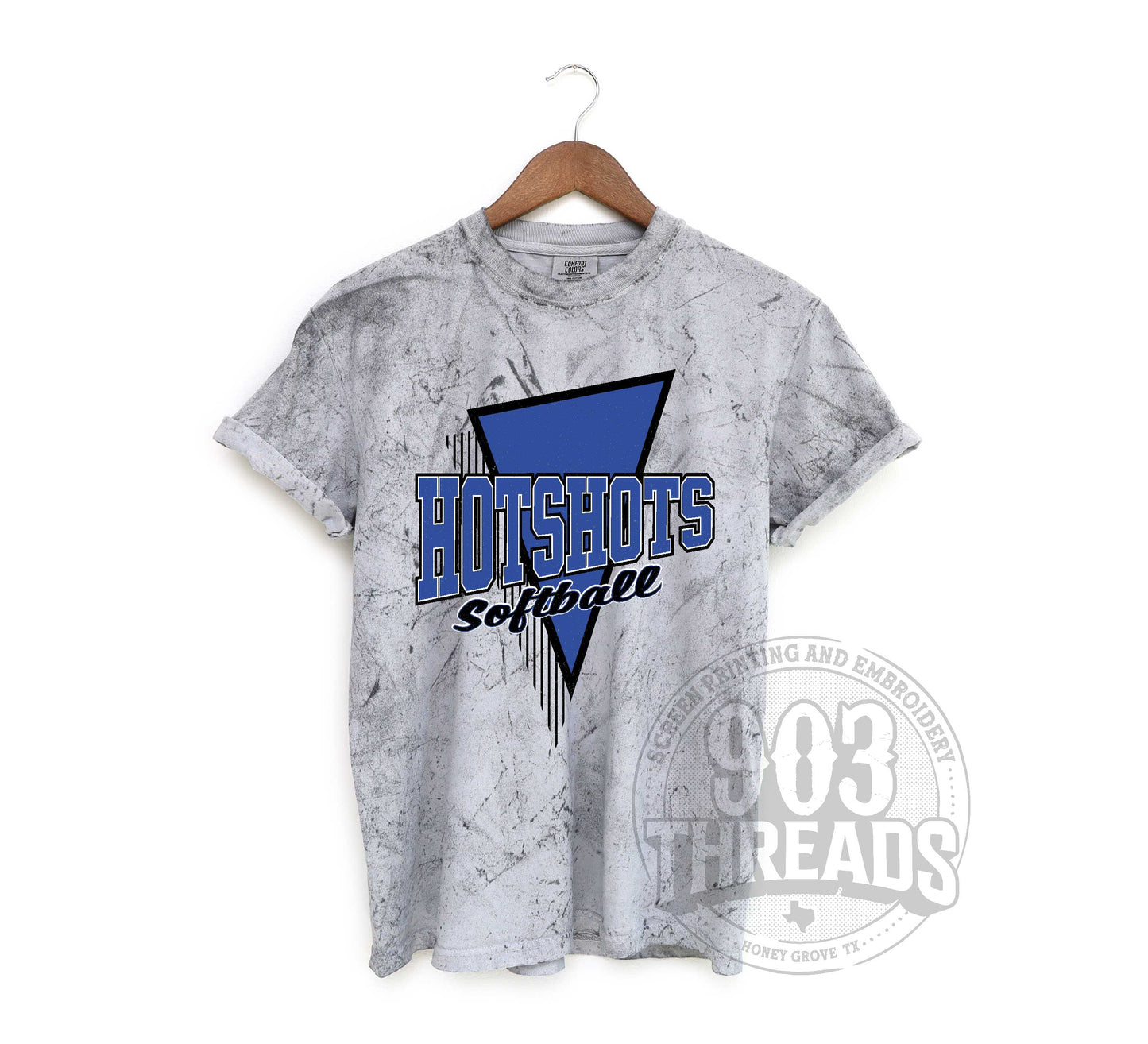 Hotshots Softball - Blue - 90's Vibes