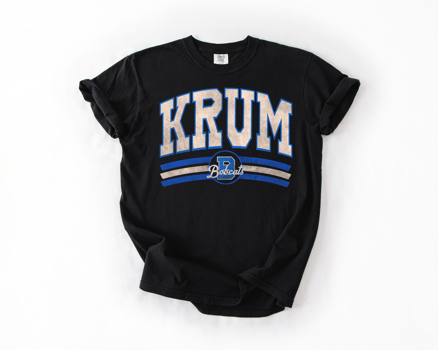 Krum Bobcats Old School Grit