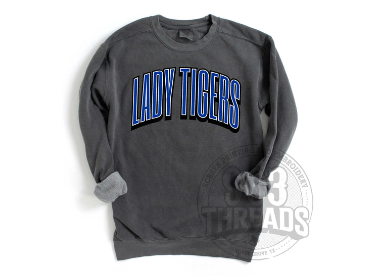 Clarksville Lady Tigers Grunge Varsity