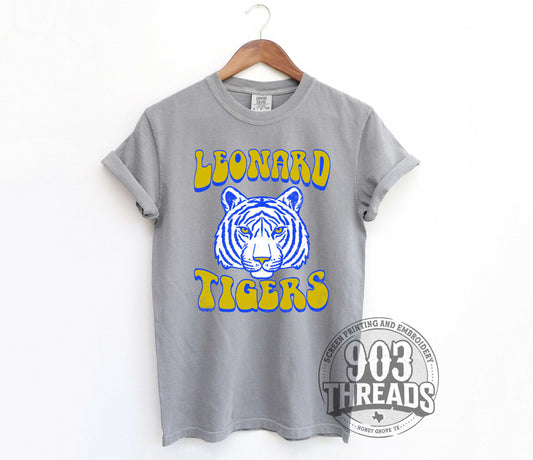 Leonard Tigers - Old School Mascot