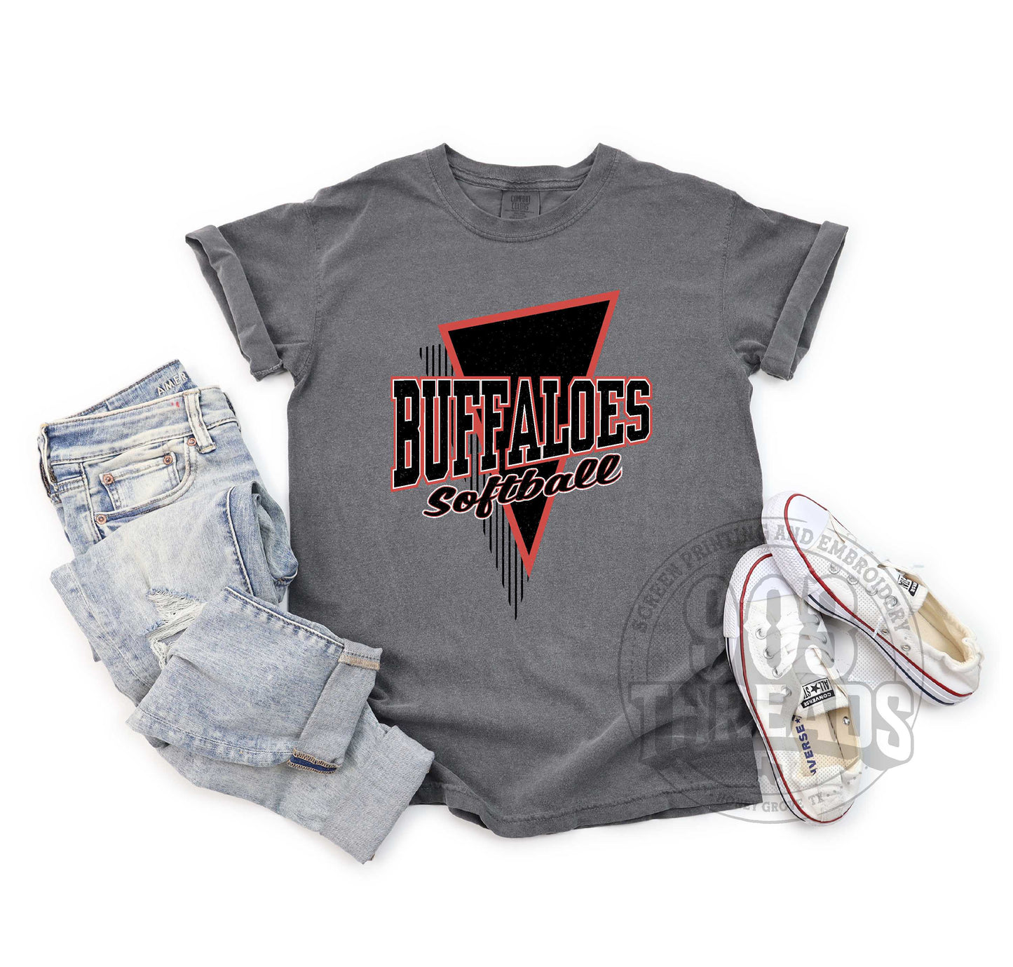 Lone Oak Buffaloes Softball - 90's Vibes