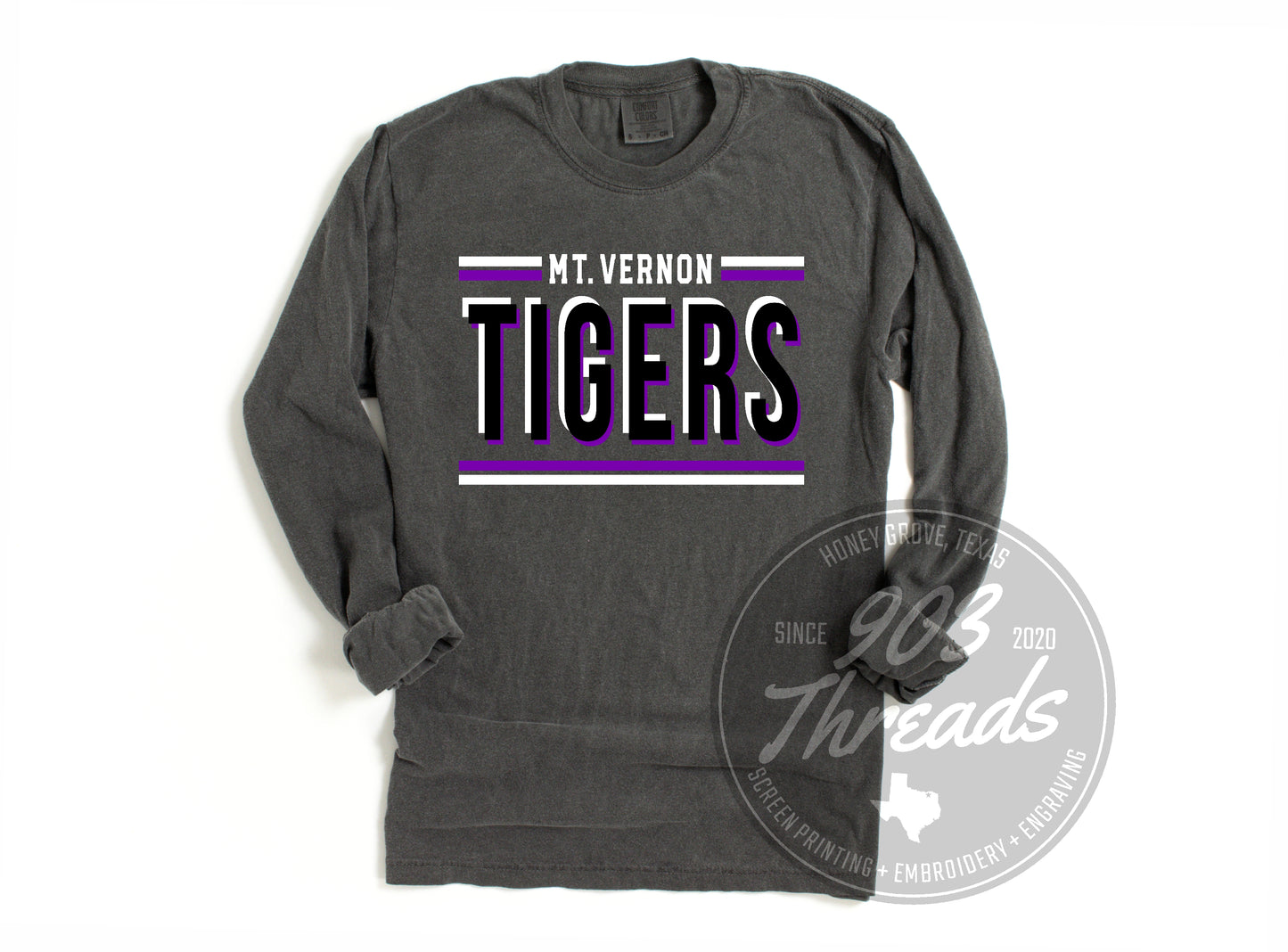 Mt. Vernon Tigers Hold That Line Spirit Tee