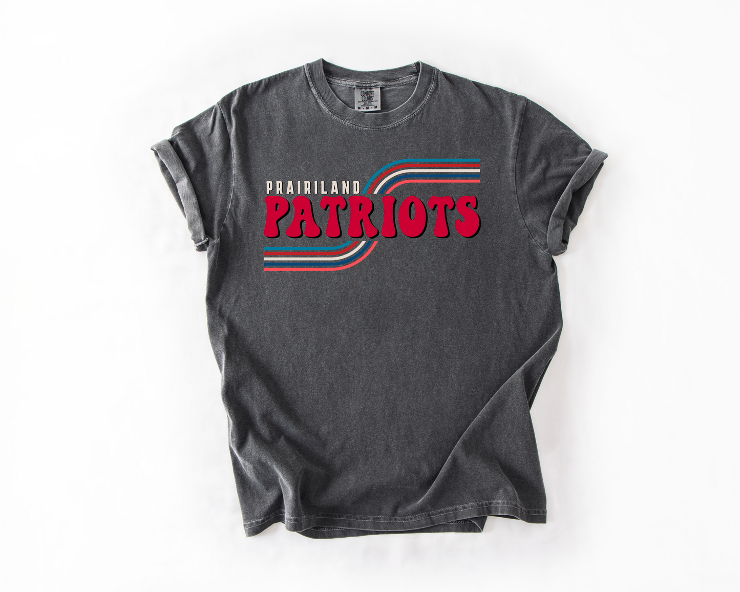 Prairiland Patriots Retro Rainbow