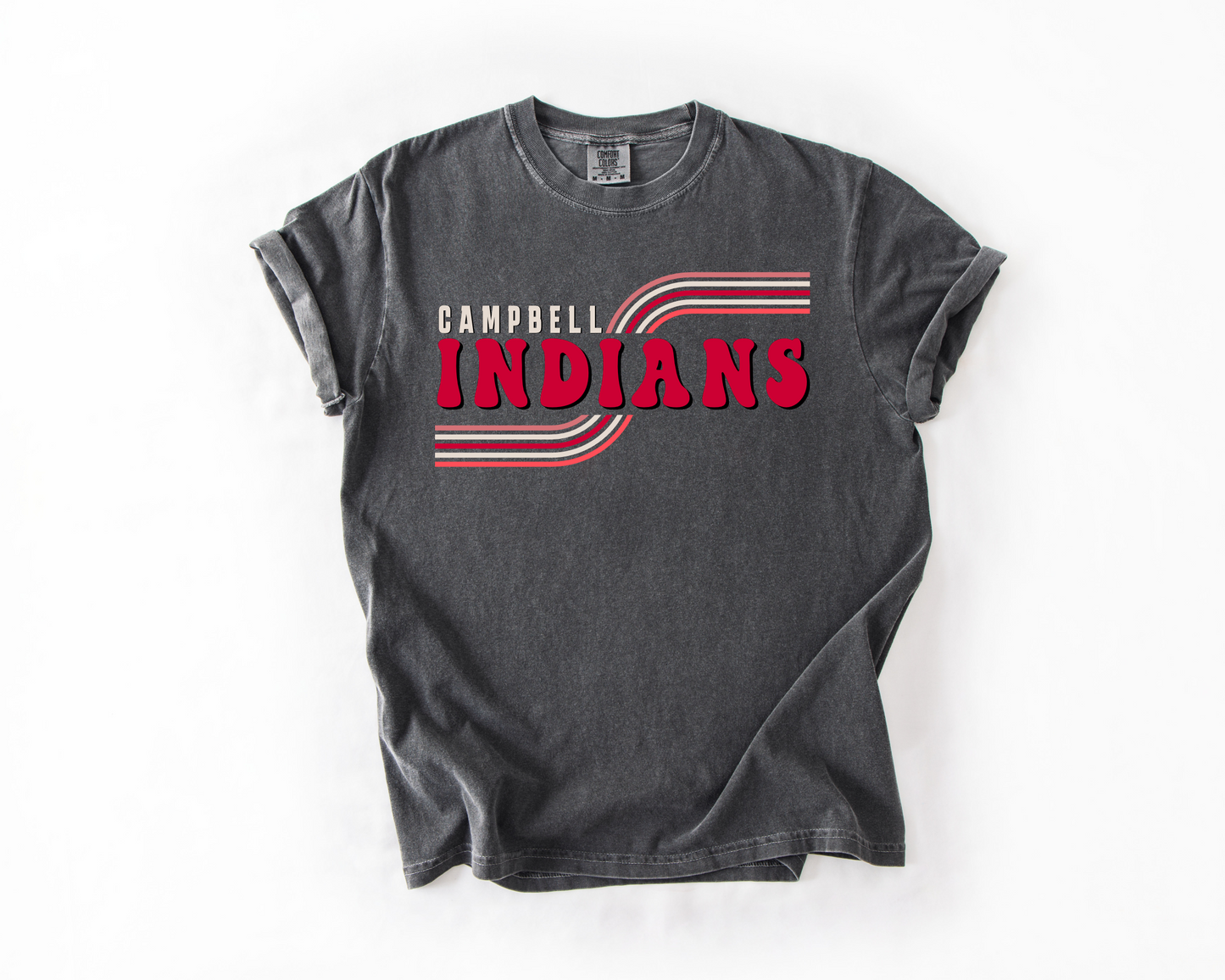 Campbell Indians Retro Rainbow