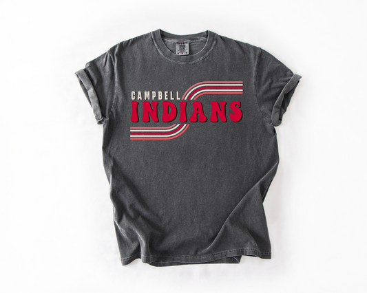 Campbell Indians Retro Rainbow