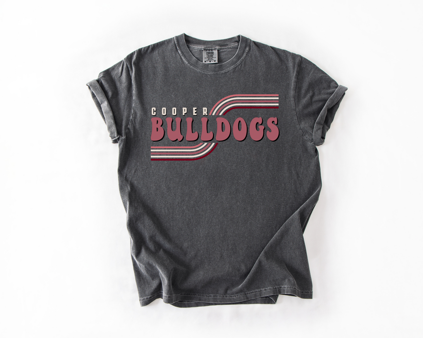 Cooper Bulldogs Retro Rainbow