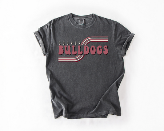 Cooper Bulldogs Retro Rainbow