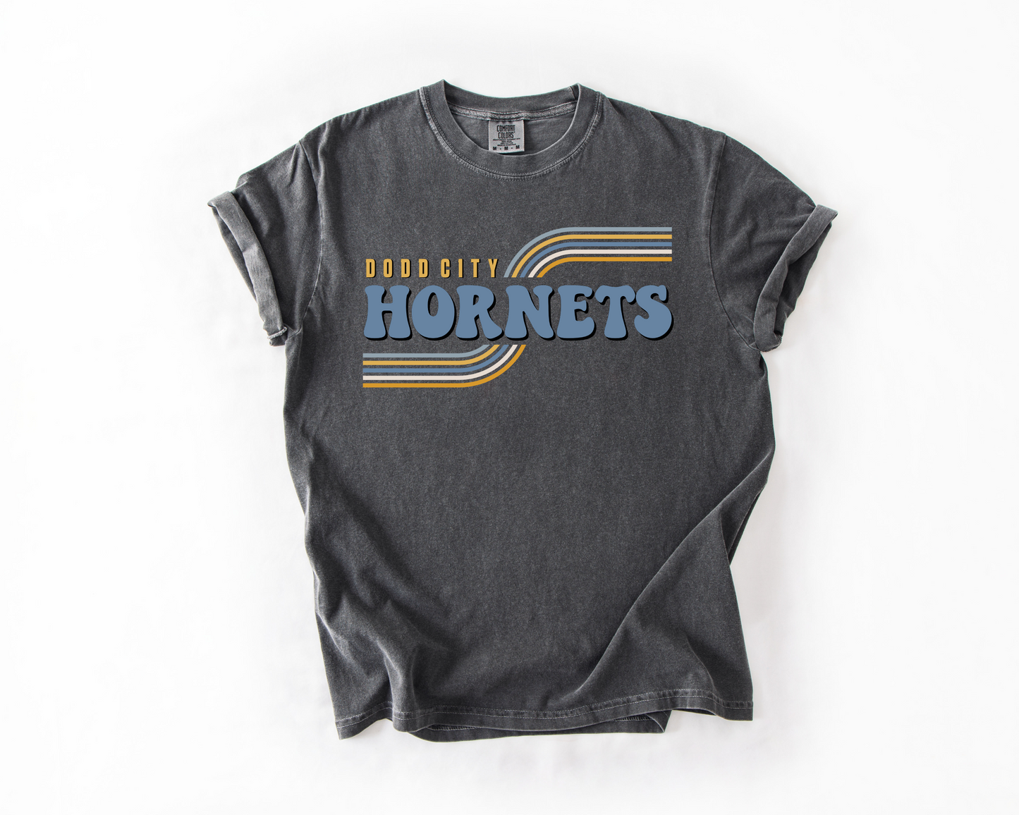 Dodd City Hornets Retro Rainbow