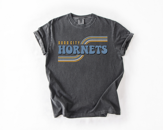 Dodd City Hornets Retro Rainbow