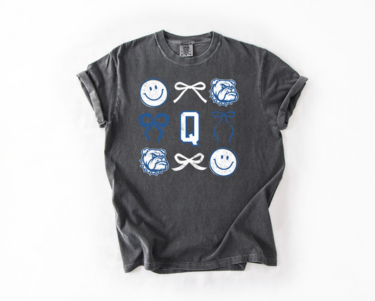 Quitman Bulldogs Dainty Bows