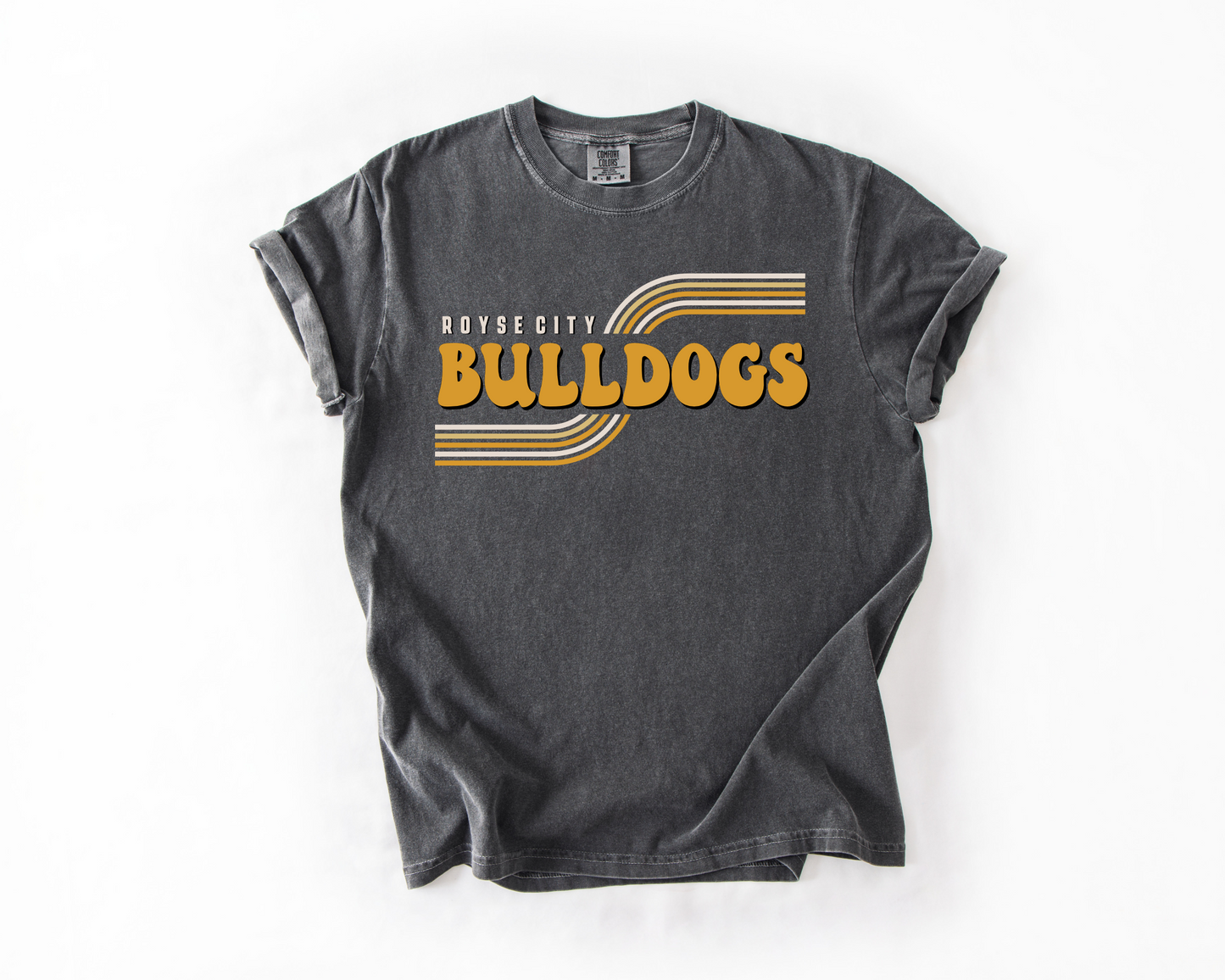 Royse City Bulldogs Retro Rainbow