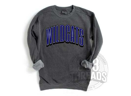 Paris Wildcats Grunge Varsity