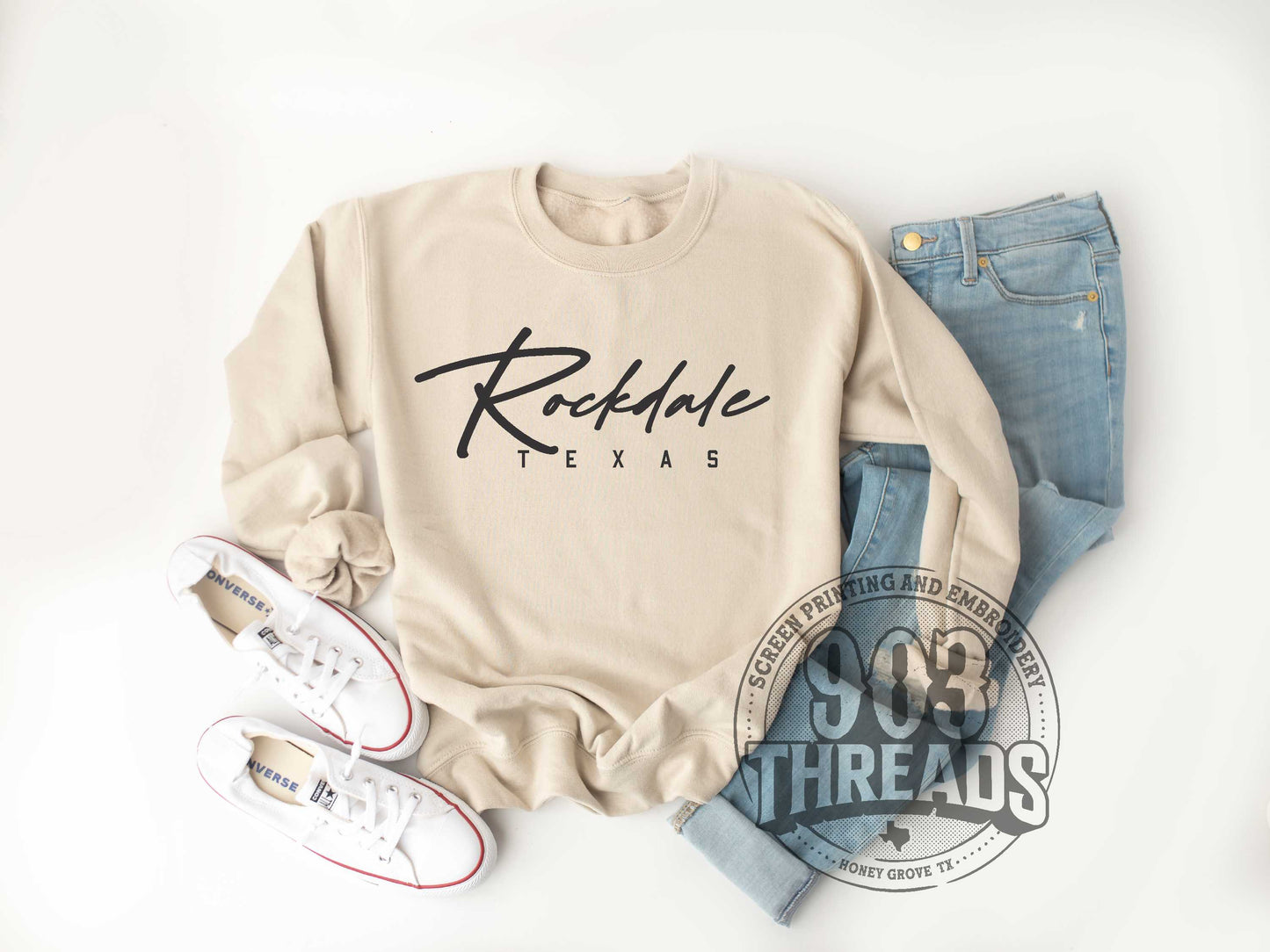 Rockdale, Texas - Sweatshirt & Short Sleeve