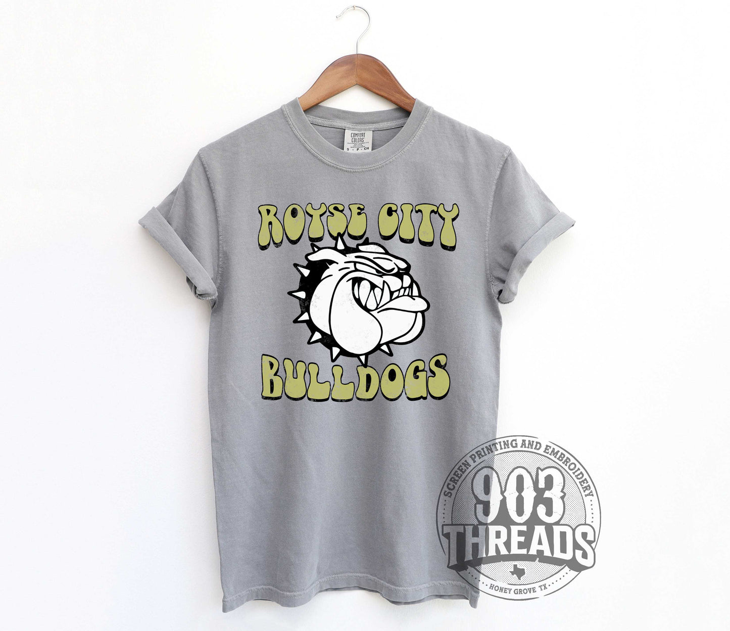 Royse City Bulldogs - Old School Mascot