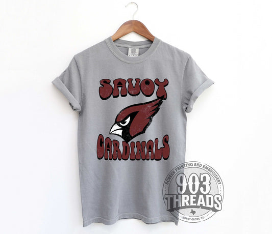Savoy Cardinals - Old School Mascot