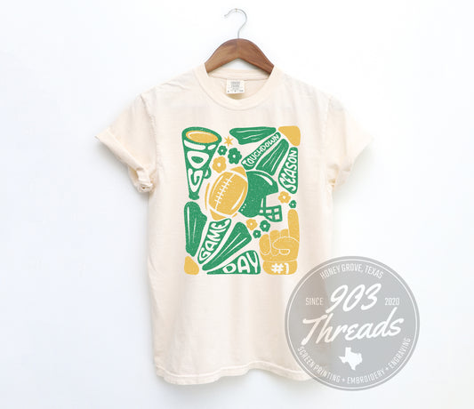 Touchdown Season - Green & Gold
