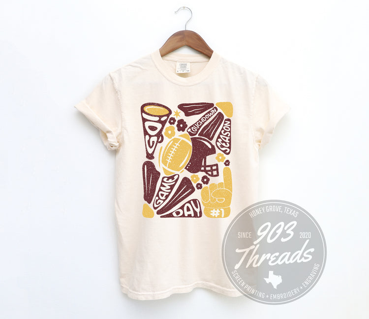 Touchdown Season - Maroon & Gold