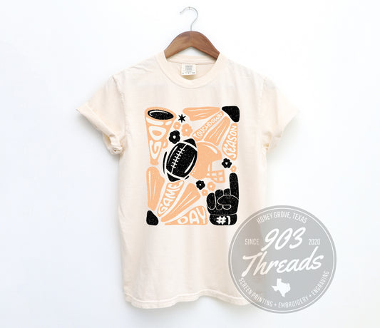 Touchdown Season - Orange & Black