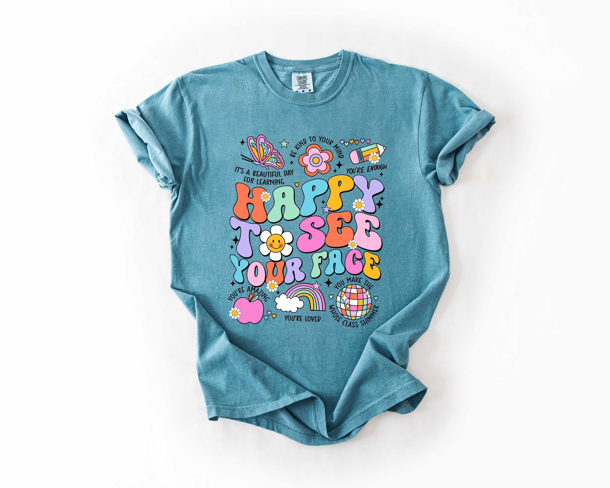 Happy to See Your Face - Teacher Tee