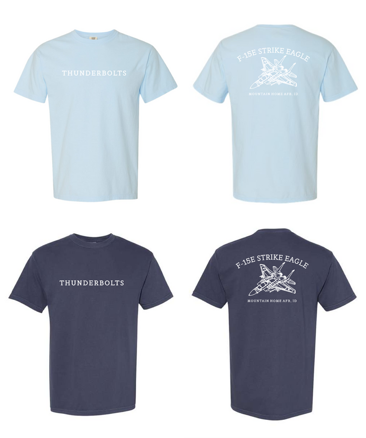 THUNDERBOLT F-15E Mountain Home AFB, ID. Short Sleeve