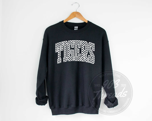 Tigers - Varsity Checkered - Sweatshirt