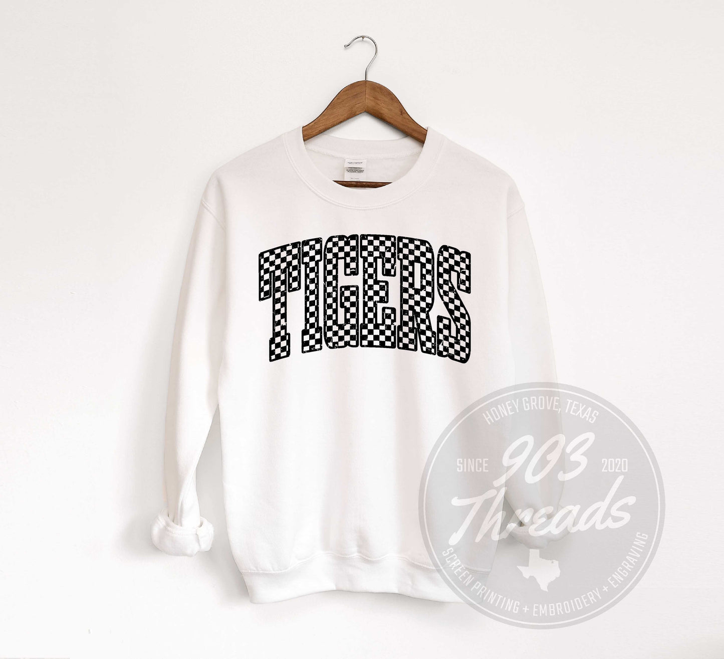 Tigers - Varsity Checkered - Sweatshirt