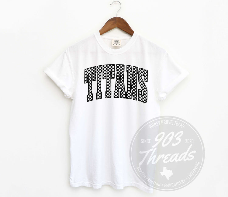 Titans - Checkered Varsity - Short Sleeve