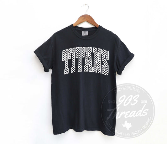 Titans - Checkered Varsity - Short Sleeve