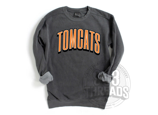 Tom Bean Tomcats Grunge Varsity