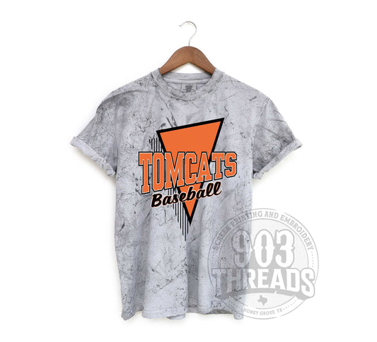 Tom Bean Tomcats Baseball - 90's Vibes