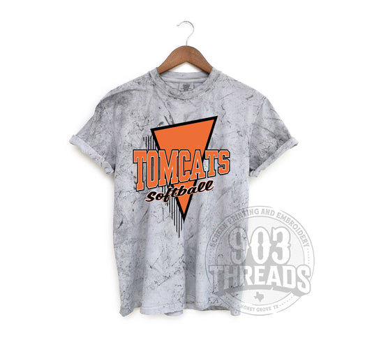 Tom Bean Tomcats Softball - 90's Vibes