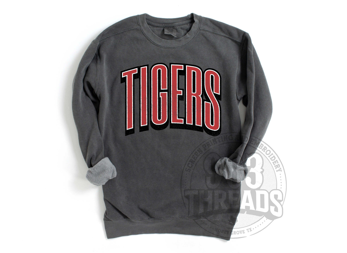 Trenton Tigers Grunge Varsity