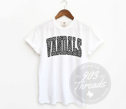Vandals - Checkered Varsity - Short Sleeve