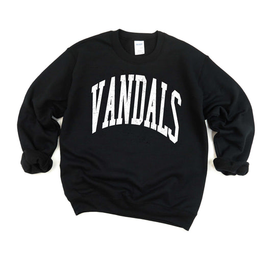 Vandals -- Distressed Varsity -- $20 Sweatshirt Deal