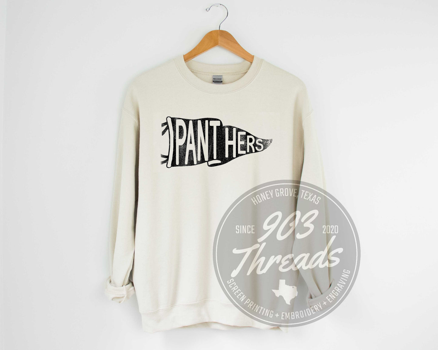 Panthers Old School Pennant Sweatshirt