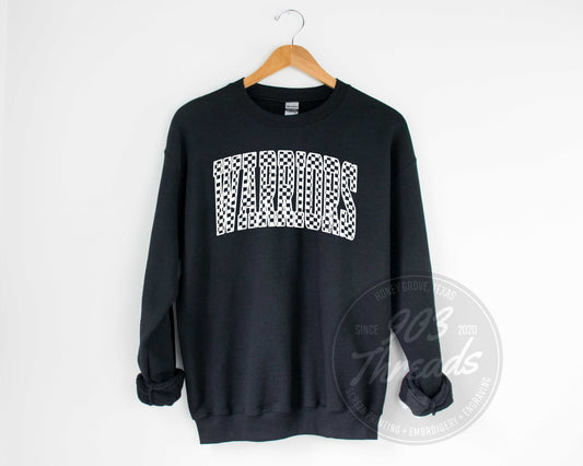 Warriors - Varsity Checkered - Sweatshirt