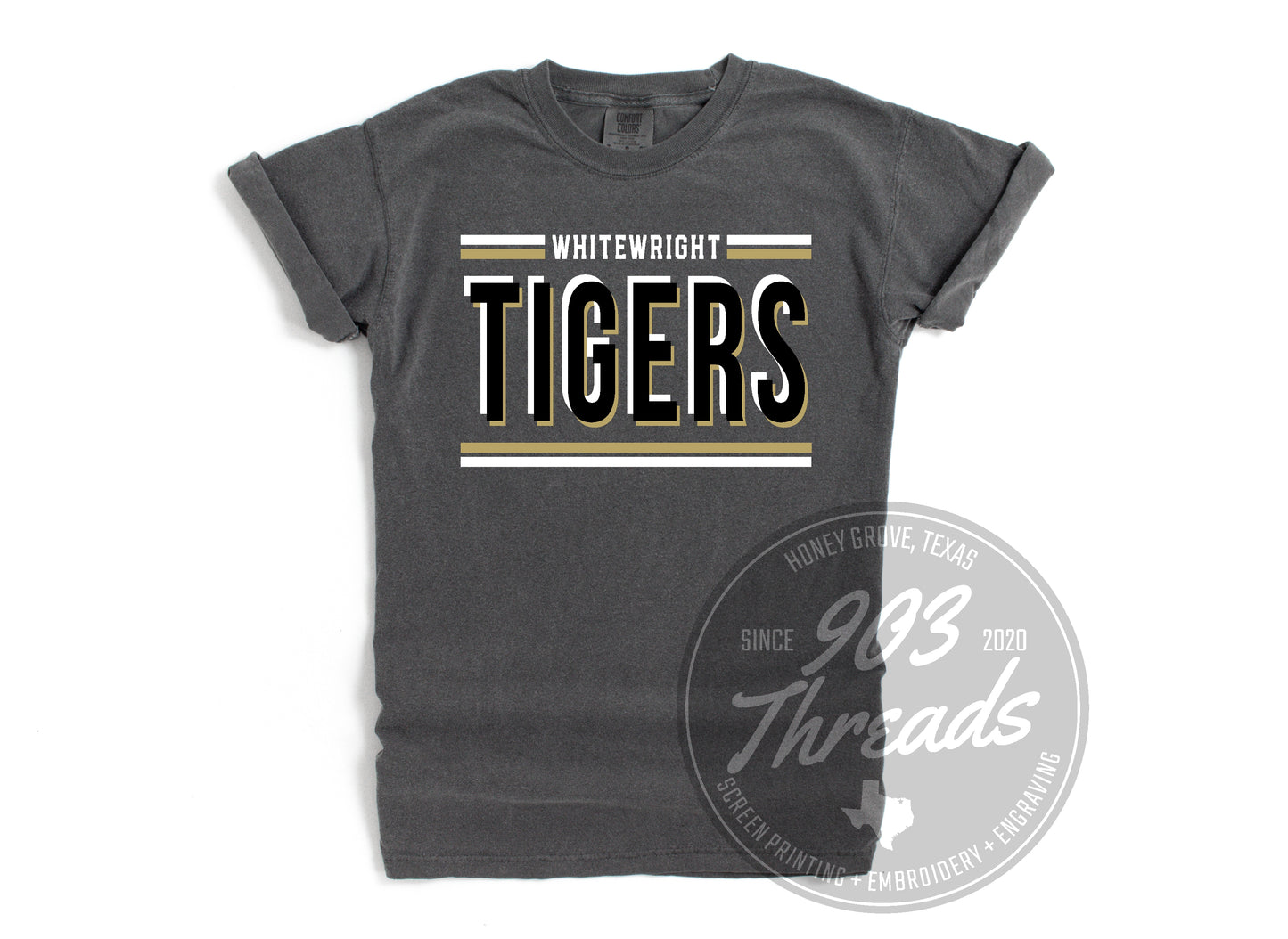 Whitewright Tigers Hold That Line Spirit Tee