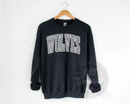 Wolves - Varsity Checkered - Sweatshirt