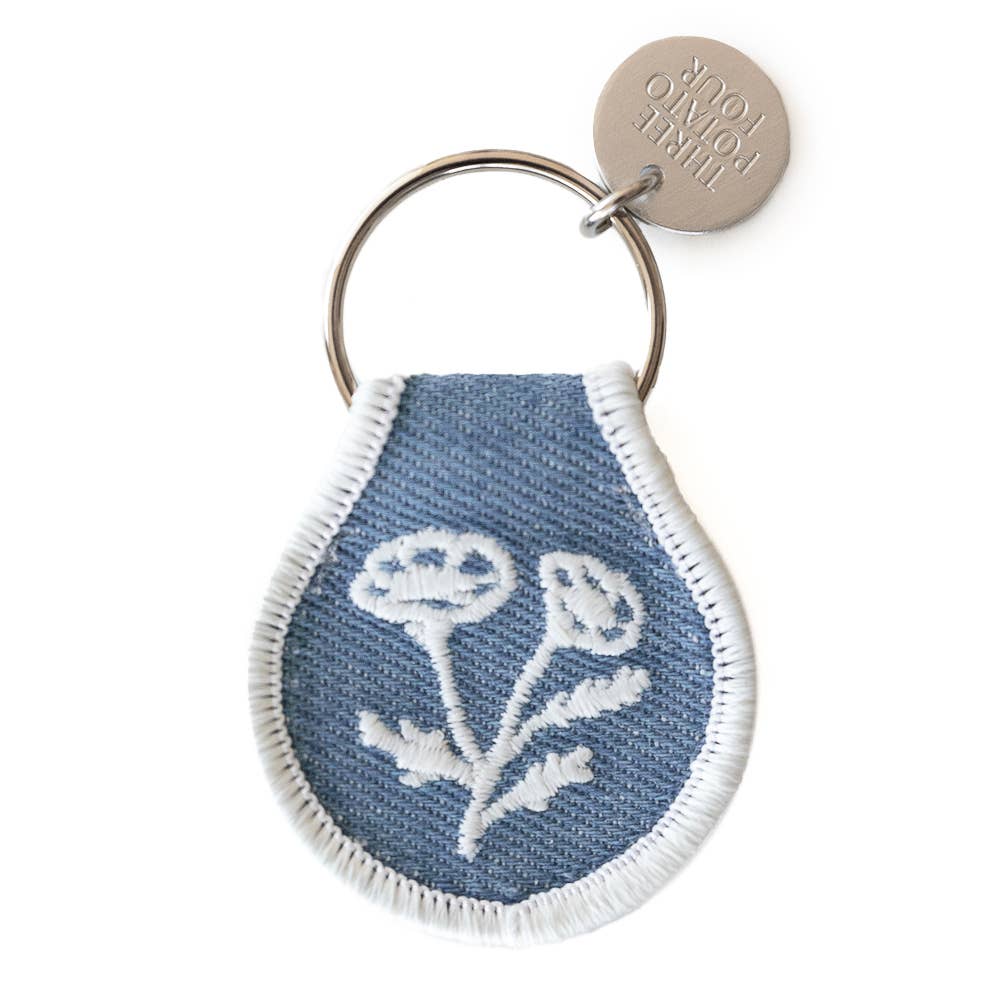 Patch Keychain - Buttercup (Denim)