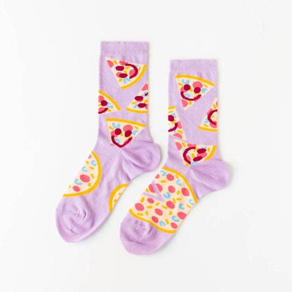 Women's - Pizza Face Crew Socks